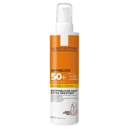 Roche-posay Anthelios Osynlig Spray utan parfym LSF 50+, 200 ml