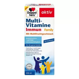 DOPPELHERZ Multi-Vitamine Immun Family vätska, 250 ml