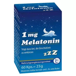 MELATONIN 1 mg kapslar, 60 st