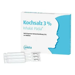 Bordssalt 3% inhalationsmedel Pädia ampuller, 20 st