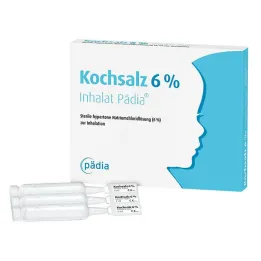 Bordssalt 6% inhalationsmedel Pädia ampuller, 20 st