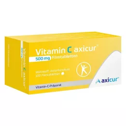 VITAMIN C AXICUR 500 mg filmdragerade tabletter, 100 st