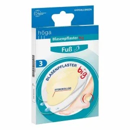 höga blistergipsfot stor 9,6 x 6,6 cm, 3 st