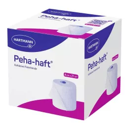 PEHA-HAFT Fixeringsbandage latexfritt 8 cmx21 m, 1 st