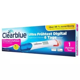 CLEARBLUE Graviditetstest Ultra tidigt test digitalt, 1 st