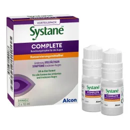 Systane® COMPLETE utan konserveringsmedel, 2X10 ml