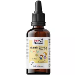 VITAMIN D3+K2 MK-7 all trans Family orala droppar, 20 ml