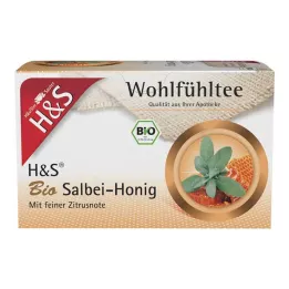 H&amp;S Filterpåsar för ekologisk salviahonung, 20X2 g