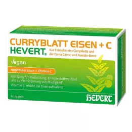 CURRYBLATT EISEN+C Hevert kapslar, 60 st
