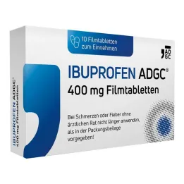 IBUPROFEN ADGC® 400 mg filmdragerade tabletter, 10 st