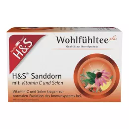 H&S Havtorn med C-vitamin och selenfilterpåsar, 20X2,5 g