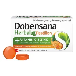 Dobensana Örthonung Vitaminer C & Zink Pastil.(16 stycken)