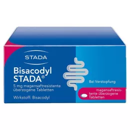 BISACODYL STADA 5 mg gastroresistenta dragerade tabletter, 100 st