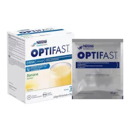 OPTIFAST Drick Bananpulver, 8X55 g