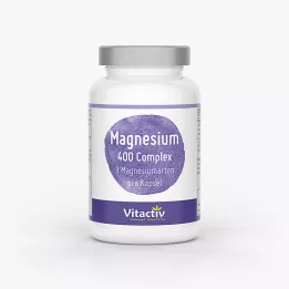 MAGNESIUM 400 mg komplexa kapslar, 120 st