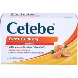 CETEBE Extra-C 600 mg tuggtabletter, 30 st