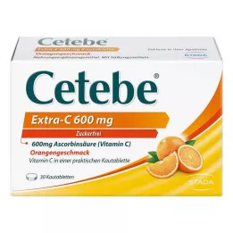 CETEBE Extra-C 600 mg tuggtabletter, 30 st