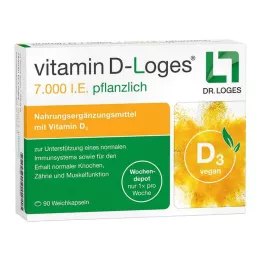 VITAMIN D-LOGES 7 000 IE ört-veckodepå, 90 st