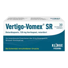VERTIGO-VOMEX SR Kapslar med fördröjd frisättning, 30 st