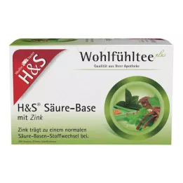 H&amp;S Acid-Base med zinkfilterpåsar, 20X2,0 g