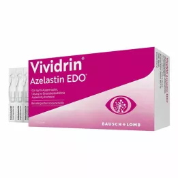 VIVIDRIN Azelastin EDO 0,5 mg/ml ögondroppar lösning i EDP, 20X0,6 ml