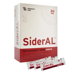 Sideral Iron Forte 30 mg citrusfruktmaterial granulat, 30 st
