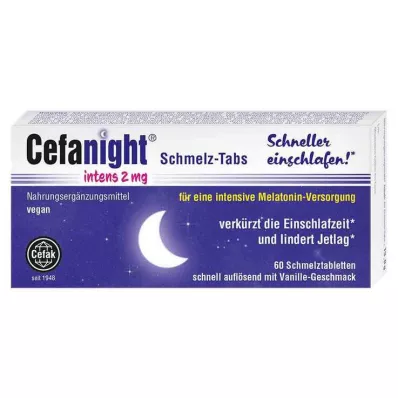 CEFANIGHT intens 2 mg smältbara tabletter, 60 st CEFANIGHT intens 2 mg smältbara tabletter, 60 st