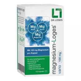 MAGNESIUM-LOGES vario 100 mg kapslar, 120 st