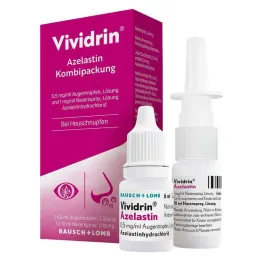 Vividrin® Azelastine kombinationsförpackning för hösnuva & allergier, 1 sid