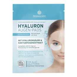 Dermasel Dead Sea Hyaluronic Eye Pads, 1 sid