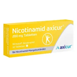 Nikotinamid axicur® 200 mg tabletter, 10 st