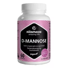 D-MANNOSE HOCHDOSIERT veganska kapslar, 60 st