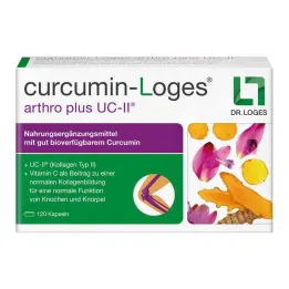 Curcumin-Loges arthro plus UC-II kapslar, 120 st