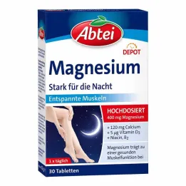 Abbey Magnesium Strong for the Night Depot Tabletter, 30 st
