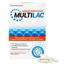 Multilac Synbiotic gastro-resistenta kapslar, 10 st