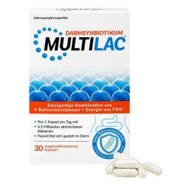 Multilac Synbiotic gastroresistenta kapslar, 30 st