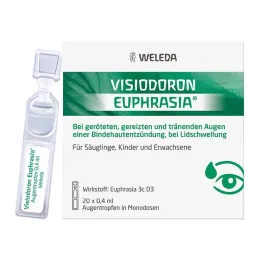 Visiodoron Euphrasia ögondroppar i monodoser, 20X0,4 ml