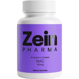 NAC 750 mg högkvalitativa N-Acetyl-L-Cysteine kapslar, 120 st