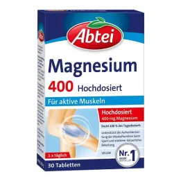Abbey Magnesium 400 högdostabletter, 30 st
