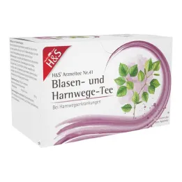 H&amp;S® Tefilterpåsar för urinblåsa och urinvägar, 20X2 g