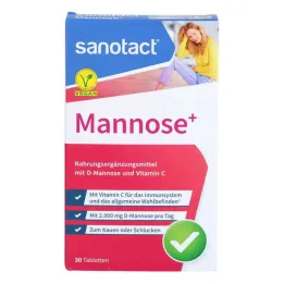 Sanotact Mannose+ tabletter (30 stycken)