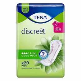TENA® diskreta Mini Plus-kuddar för inkontinens, 20 st