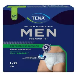 TENA® MEN PREMIUM FIT Byxor Maxi L/XL för inkontinens, 10 st