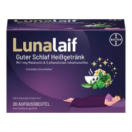 Lunalaif Good Sleep Hot Drink Bags, 20 st
