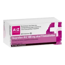 Ibuprofen AbZ 400 mg akuta filmdragerade tabletter, 50 st