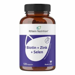 Biotin + Zink + Selen för hud och hår &amp; Naglar Kapslar, 120 st