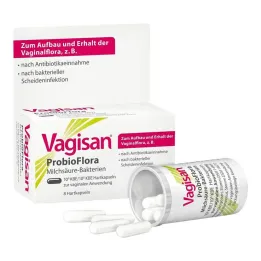 Vagisan Probioflora mjölksyrabakterier hårda kapslar, 8 st