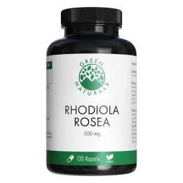 Green Naturals Rhodiola Rosea 500 mg högdoskapslar, 120 st
