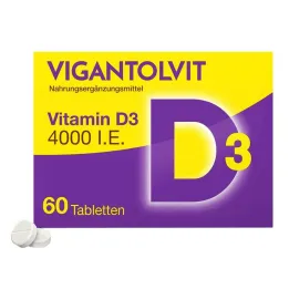 Vigantolvit 4 000 IE vitamin D3 tabletter, 60 st