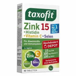 Taxofit Zink + Histidin + Selen Depottabletter, 40 st